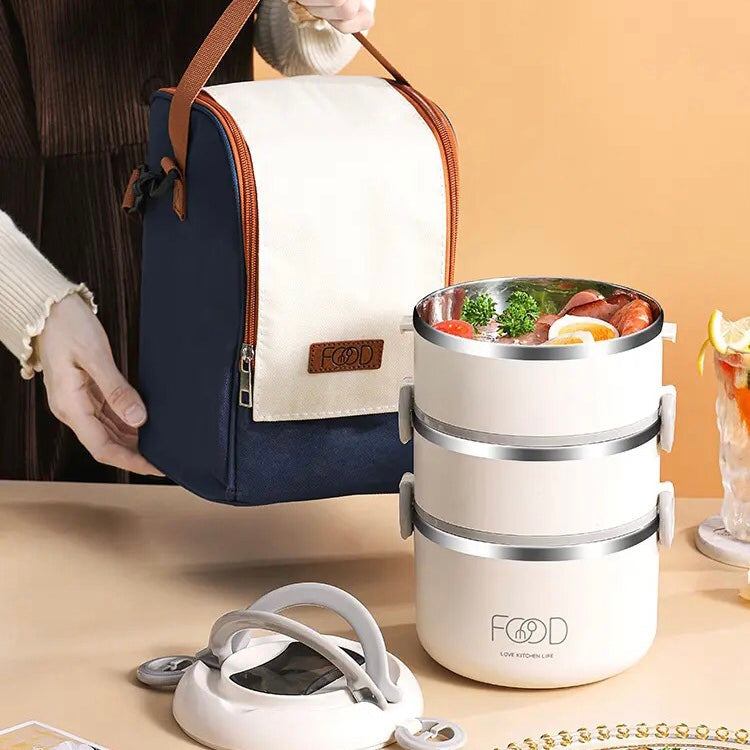 Warm Lunch Box With Bag