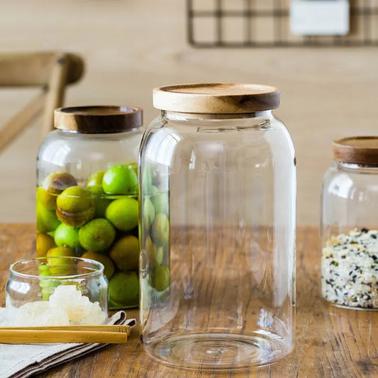 Glass Jar Burney Clear