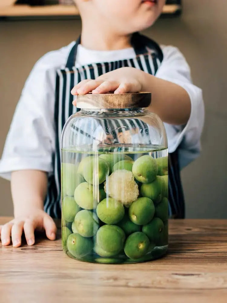 Glass Jar Burney Clear