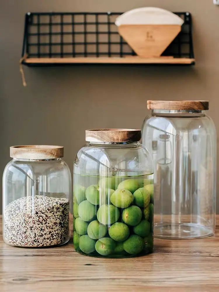 Glass Jar Burney Clear