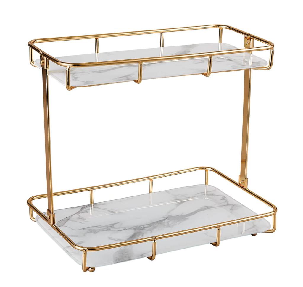 Luxury 2-tier decorative stand