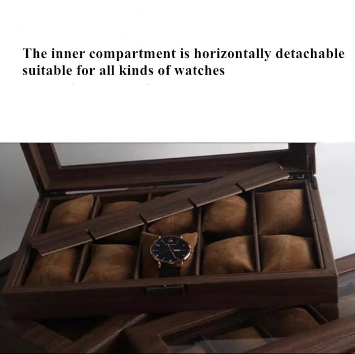 Wooden Luxury Wrist watch Storage box