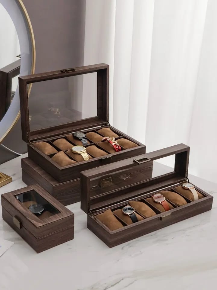 Wooden Luxury Wrist watch Storage box