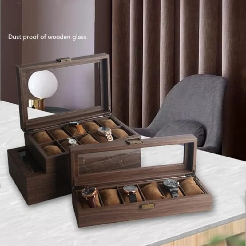 Wooden Luxury Wrist watch Storage box