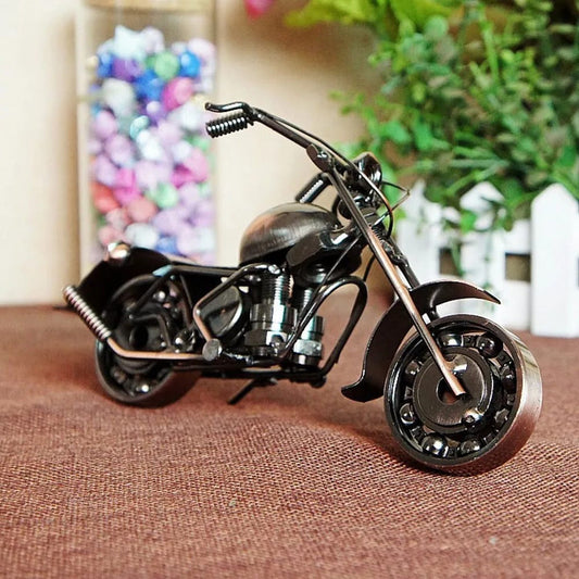 Vintage Metal Bike Showpiece for Decor