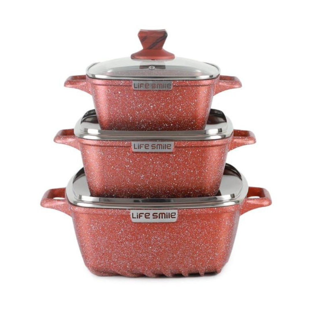 Yumme Life 3 Pcs Pot Set