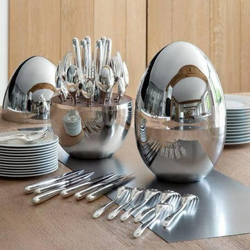 EGG SHAPED PREMIUM CUTLERY SET 24pcs