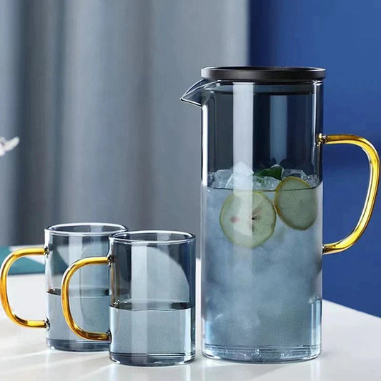 High Temperature Resistant Lemonade Glass Water Set 7pcs