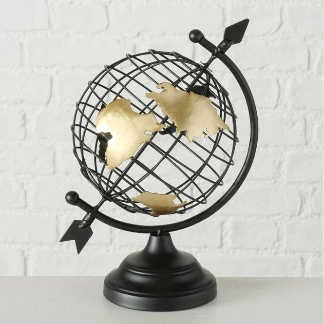 Black & Gold Globe