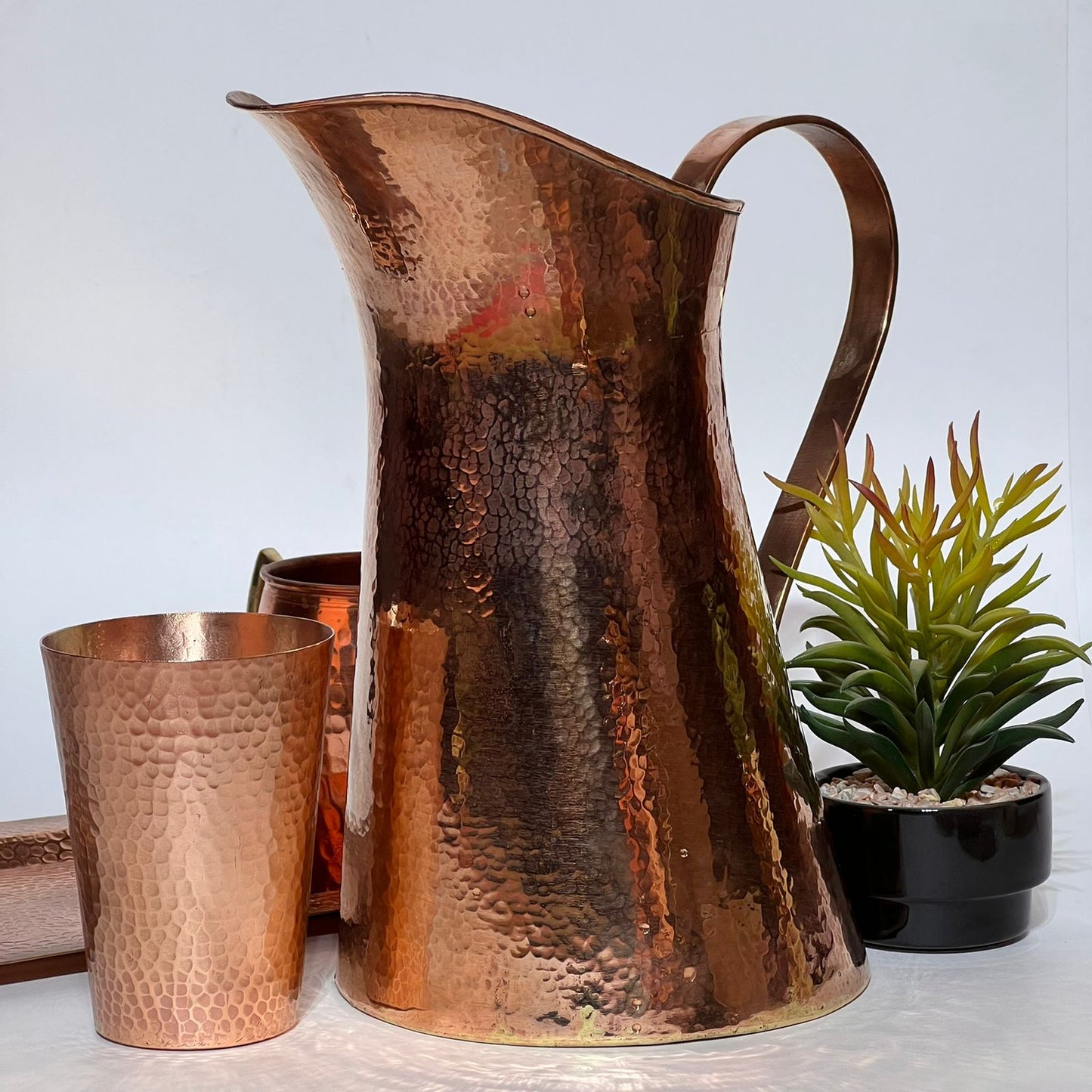 Hammered Copper Jug